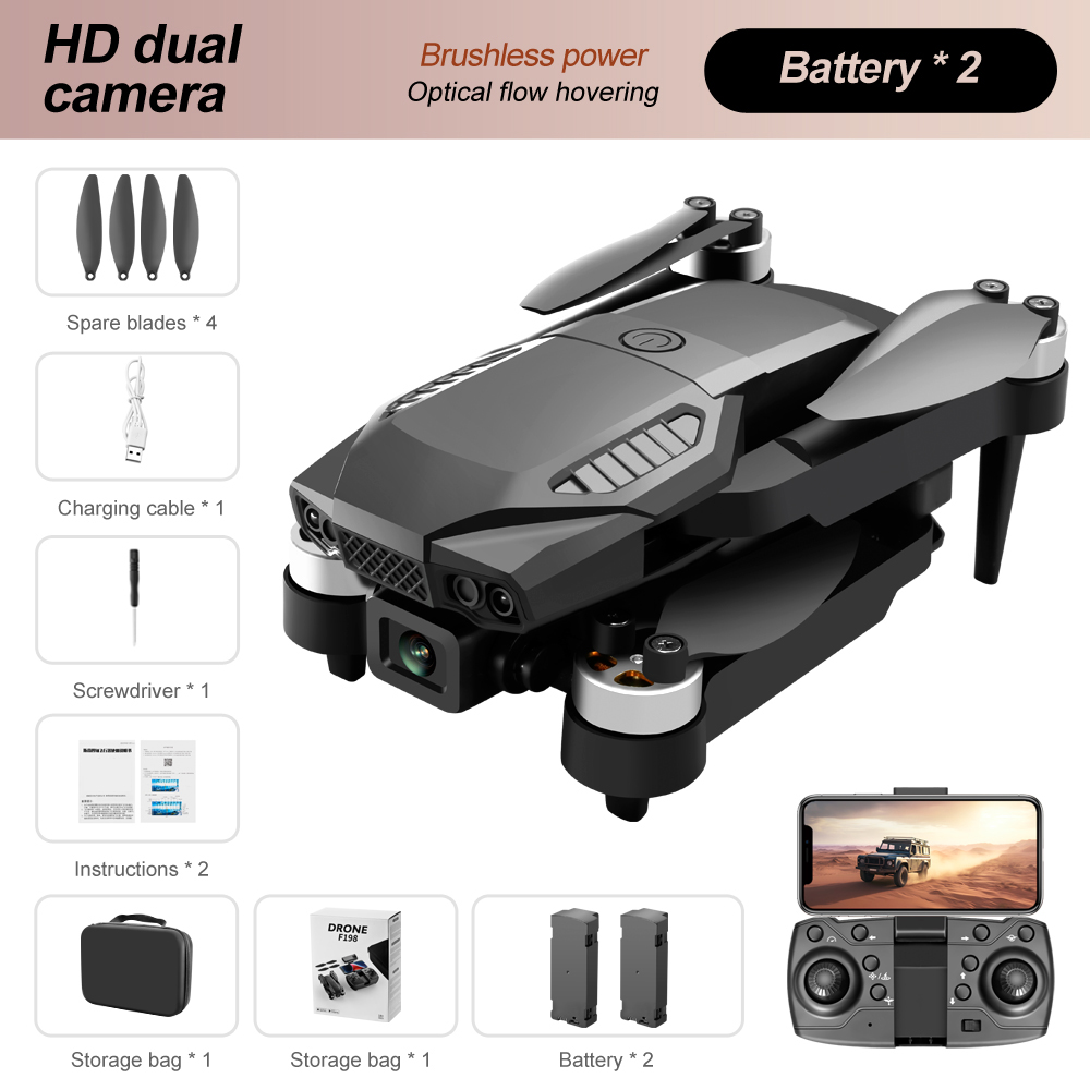 ZHENG-FEI-TOYS-F198-MAX-WiFi-FPV-mit-HD-Dual-Kamera-Optische-Fluss-Positionierung-Buumlrstenloser-Fa-2007433-30